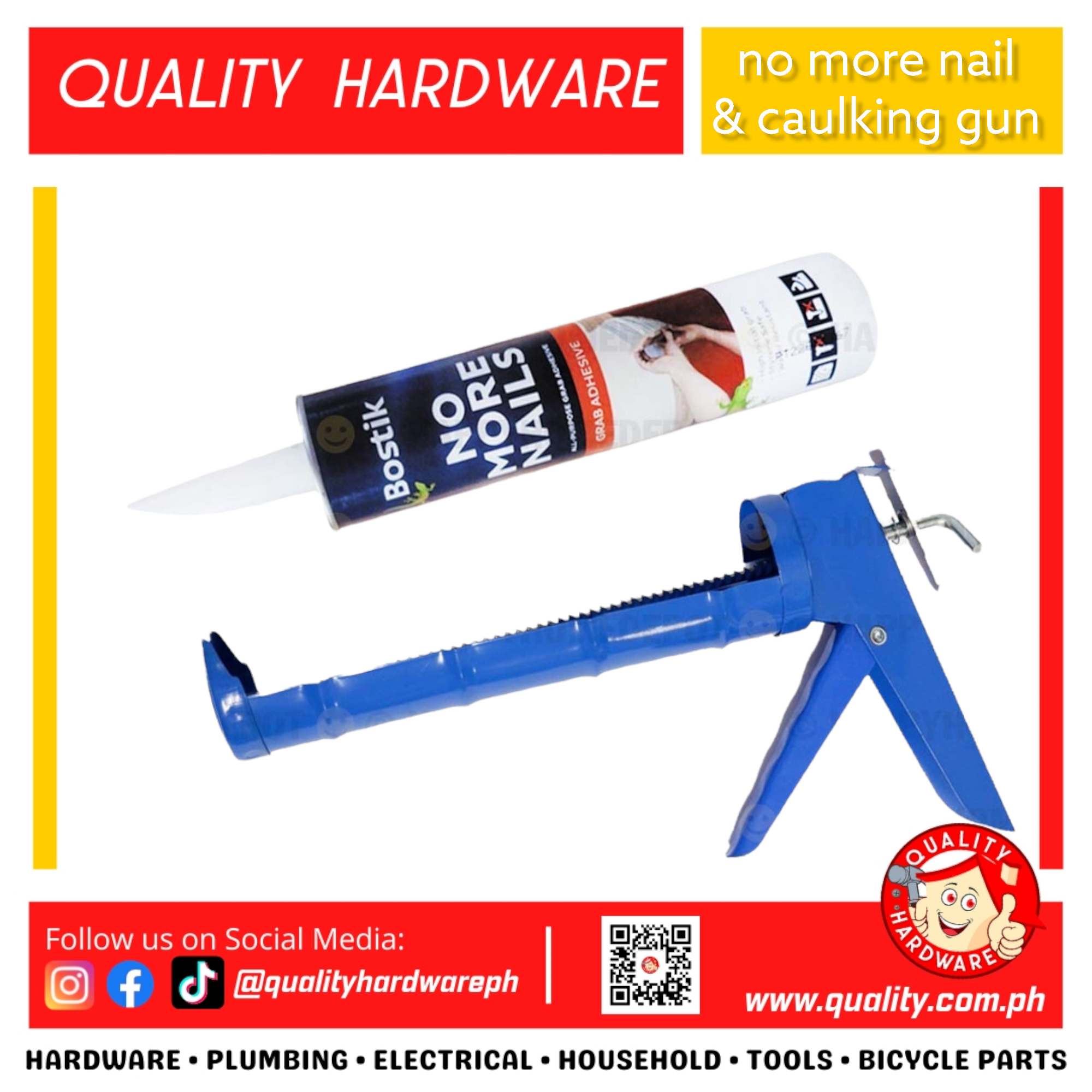 No more nails 320g with Caulking Gun Set Quality Hardware