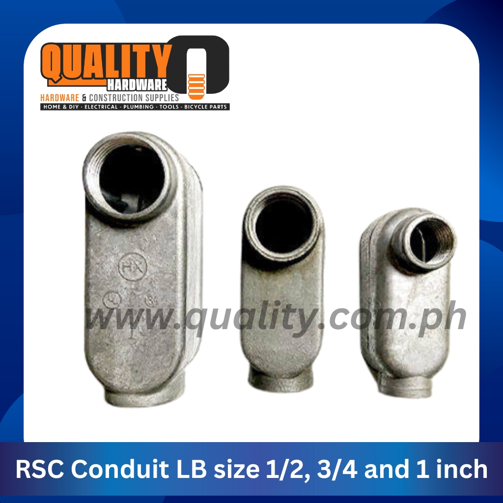 Rsc Conduit LB sizes 1/2, 3/4, and 1inch - Quality Hardware